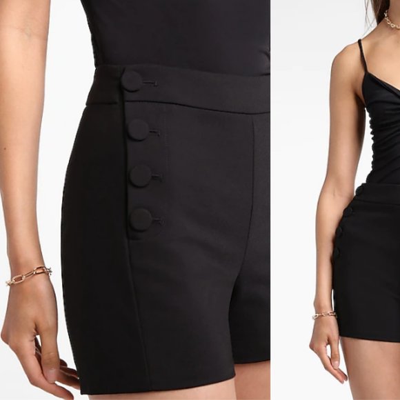 High Waisted Sailor Shorts - Picture 1 of 3